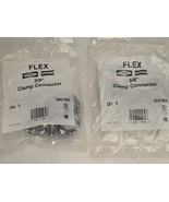 Pack of 2 Hubbell FLEX RACO 3/8&quot; Clamp Connector #2661B5 5 Count/Pack - $13.44 CAD