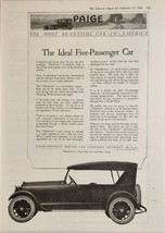 1921 Print Ad Paige-Detroit Motor Car Co. Ideal Five Passenger Detroit,MI - £17.81 GBP