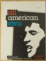 Vintage Book All American Elvis Presley Discography Memorial Edition Ron... - £20.98 GBP