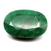 290.7Ct Naturel Brésilien Vert Émeraude Forme Ovale Pierres à Facettes - £75.94 GBP