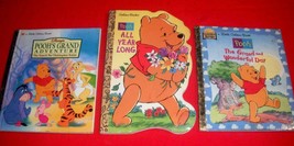 Lot of A little Golden Book Disney&#39;s Winnie the Pooh Lot of 3 Hardcover Books - £7.01 GBP