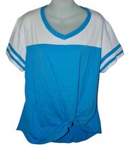 Women's Casual V Neck Twist Knot Short Sleeve T-Shirt - $14.99