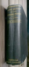 A Short History Of The English People American Book Co. 1916 Kings Castles Wars - £6.03 GBP