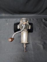 Antique 19th C. Victorian Arcade Crystal Cast Iron Wall-Mount Coffee Gri... - $49.99
