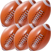 Jumbo Inflatable Football For Kids - (Pack Of 12) 16-Inch Blow Up Footba... - $29.99