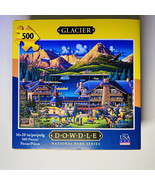 Glacier National Park Jigsaw Puzzle Dowdle 500 Piece Folk Art 16X20 Made... - £12.66 GBP