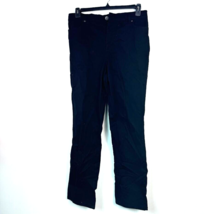 Style &amp; Co Womens 12 Deep Black Mid Rise Straight Leg Jeans NWT CC36 - $24.49