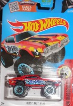  Hot Wheels 2016 Daredevil 1/10 &quot;&#39;Olds 442 W-30&quot; #161/250 Mint Car On Card - £1.56 GBP
