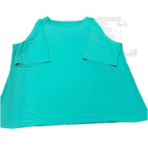 Susan Graver Modern Essentials Teal Top Woman’s Plus 1x Stretch Knit - $28.93