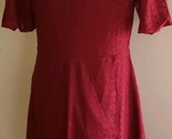 Xhilaration Brand ~ Women&#39;s Size Medium ~ Burgundy ~ Lace ~ Lined Dress - $22.44