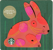 Starbucks 2019 Red Easter Bunny Collectible Gift Card New No Value - £2.37 GBP