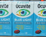 NEW 3 Pk Bausch + Lomb Ocuvite Blue Light Shield Lutein Zeaxanthin Eye V... - £23.86 GBP