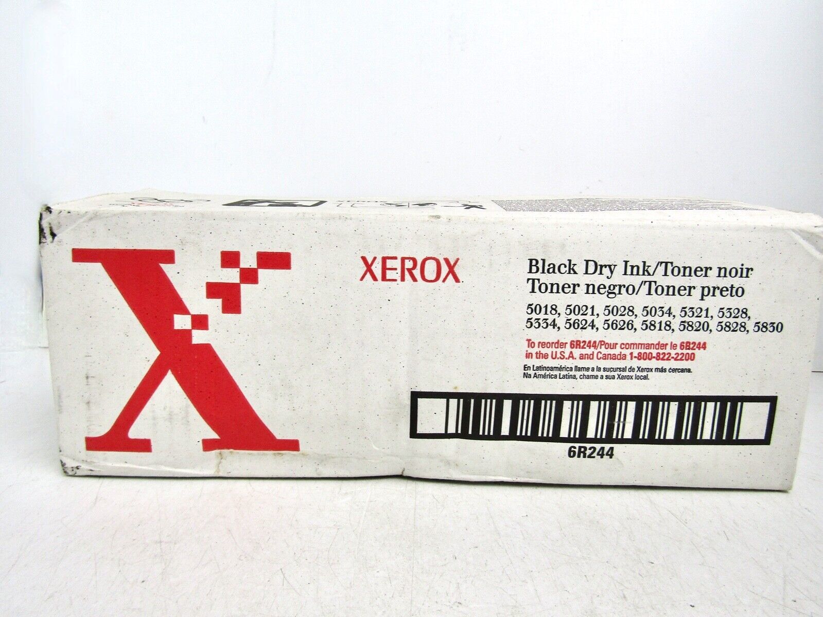 2 Pack Genuine Xerox 6R244 Black Toner Cartridge 5018 5021 5028 5328 5624 5830 - $24.70