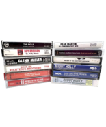 12 Cassette Tapes: 50s/60s Buddy Holly/Roy Orbison/Dean Martin/Rat Pack/... - £55.49 GBP