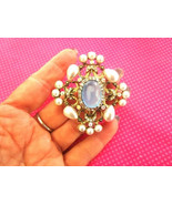 Vintage pearl opal Victorian pin - $11.88