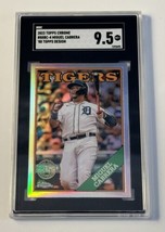 2023 Topps Chrome 1988 Topps Miguel Cabrera MLB Refractor Card  #88BC-4 SGC 9.5 - £14.89 GBP