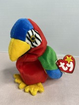 Retired- Ty Beanie Baby “Jabber” The Parrot. - $23.18