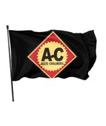 Allis Chalmers Black Polyester Banner USA Flag 3x5Ft TOP QUALITY - $18.00