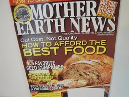 An item in the Books & Magazines category: Mother Earth News How to Afford the Best Food Dec 2011/Jan 2012 [Paperback] [Jan