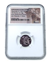 Kingdom of Macedon Alexander III 336-323 BC AR Drachm VF 5/5 - £919.40 GBP