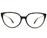 Tiffany &amp; Co. Eyeglasses Frames TF2206 8134 Cat Eye Tortoise Blue Gold 5... - $118.79