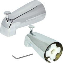 Bathtub And Shower Spout With Front Diverter For 1/2 Inch, Polished Chrome - £28.27 GBP