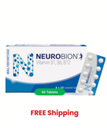 60 x Tablets Neurobion Vitamin B Complex B1, B6, B12 for Nerve Relief &amp; ... - $31.58