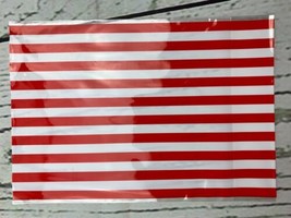 Red Stripe Clear Cello Bags Candy Plastic favor cellophane Treat Bags Pa... - $16.14