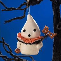 3&quot; Michelle Allen Bethany Lowe Little Boo Sign Ornament Retro Halloween ... - £15.78 GBP