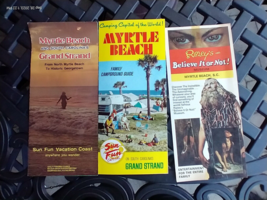 3 pcs VTG Ephemera MYRTLE BEACH SC &amp; RIPLEYS BELIEVE IT OR NOT BROCHURES - £7.70 GBP