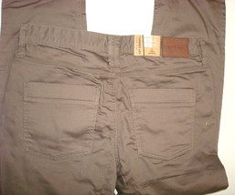 NWT New Mens 34 X 32 Prana Organic Bridger Jeans Mud Denim Brown Slim - $137.61