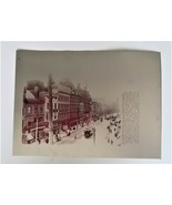 Vtg Unusual Metal Book Pages Plates of Albany NY Two Sided Images &amp; Prin... - €25,58 EUR