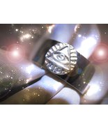 HAUNTED RING ALL SEEING EYE OF HIDDEN SOCIEITIES 100 GIFTS OF POWER HIGH MAGICK - $750.00
