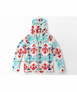 Women Mossimo Western Hoodie Jacket XS Small Hoodie Red Blue white nativ... - $15.00