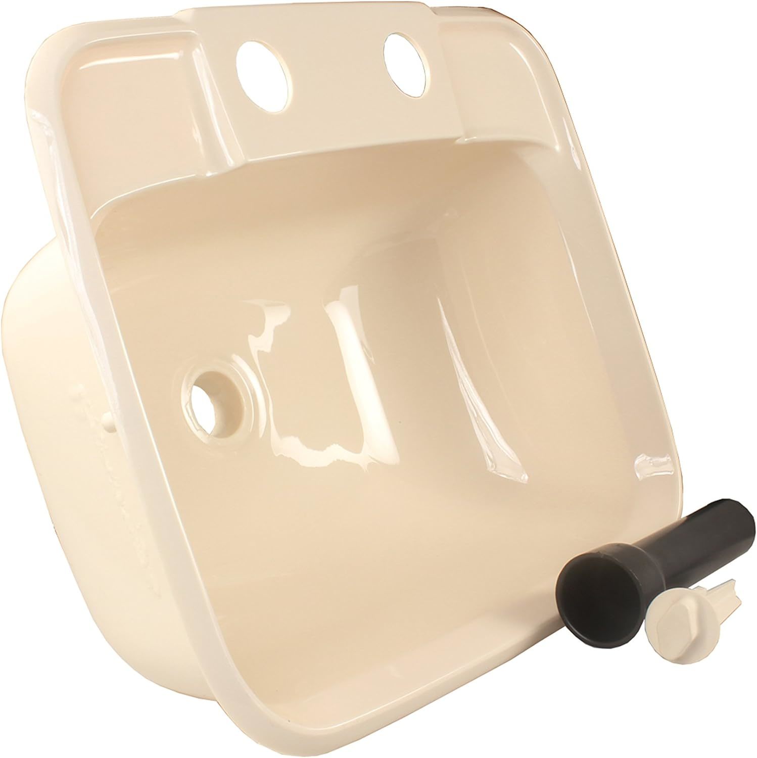 Jr Products 95361 Molded Lavatory Sink - Parchment - $53.99