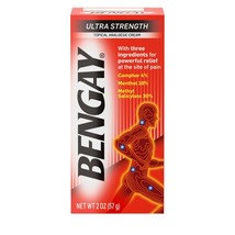 Ultra Strength Bengay Non-Greasy Topical Pain Relief Cream, 2 oz.. - £15.81 GBP