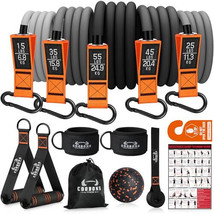 Resistance Bands, 175lbs Heavy Exercise Bands with Handles, Fitness Band... - $97.19