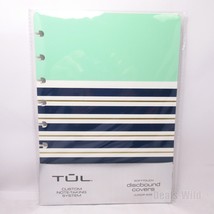 TUL Custom Note-Taking System Striped Soft-Touch Discbound Covers Junior Sz - $11.95