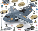 Birthday Gift for Boys Age 4-7,  Military Airplane Toy, Army Toys Fighte... - £33.33 GBP