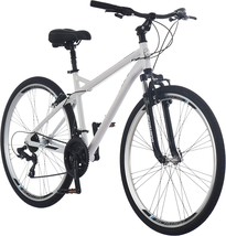 Schwinn Network Adult Hybrid Bike, 700c Wheels, 21-Speed Drivetrain, Lin... - $470.99