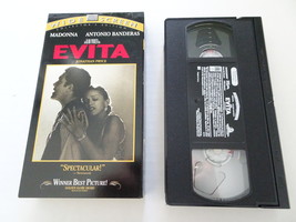 Evita with Madonna &amp; Antonio Banderas VHS Tape 1997 (Widescreen) - $7.00