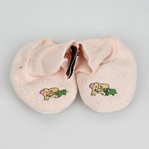 Baby Girl Vintage Carter&#39;s John Lennon Pink Fleece Slippers Booties Shoe... - $27.14 CAD