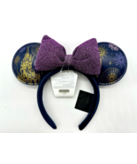 Disney Parks Cinderella Castle Fireworks Minnie Mouse Ears Headband Purp... - €42,21 EUR