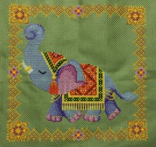 New Thai Elephant style completed finished handmade cross stitch ... Best seller - £23.56 GBP