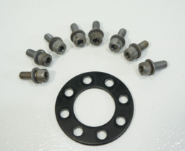 2007-2010 bmw x5 750li 550i n62 4.8l fly wheel spacer washer with bolts set - $48.87