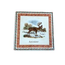Villeroy &amp; Boch Ceramic Reindeer Footed Trivet Festive Memories Christmas Holida - £35.20 GBP