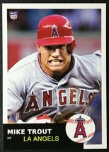 1953 Topps Style Mike Trout Rookie Reprint - MINT -  LA Angels - £1.58 GBP