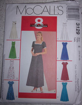 McCall’s Misses’Miss Petite Dress Size 14-18 #3129 Uncut 2007 - £3.89 GBP