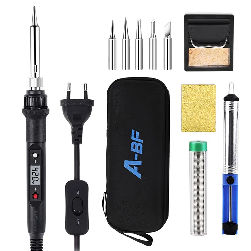 A-BF 836D  Soldering  Kit Set 80W Digital LCD Switch Temperature Adjusta... - $5,363.44 MXN