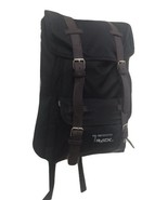 Black Backpack Bag Back Pack Fashion Rucksack Drawstring Closure Day Bag... - $24.20 CAD